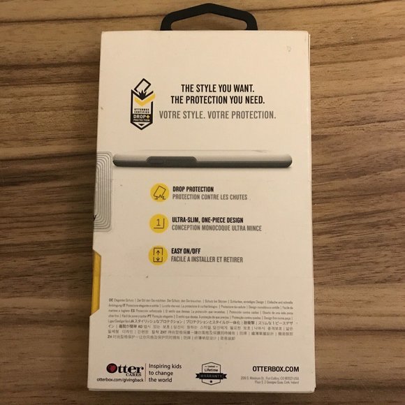 OtterBox Apple iPhone XS Max Symmetry Clear Case - Hand Doodle. - Picture 2 of 2